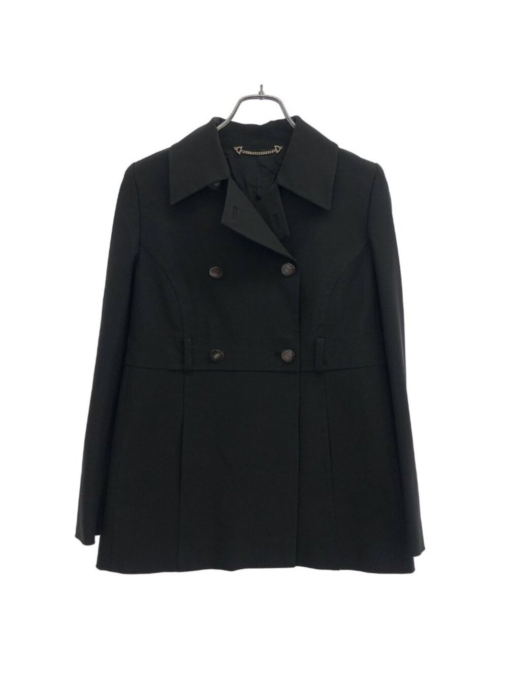 Gucci by Tom Ford Double Breasted Coat Black 42